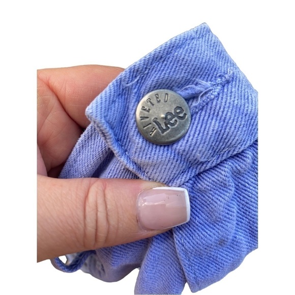 Levi Riveted 90's Purple Jean Shorts - Picture 7 of 13